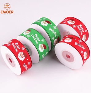 Christmas ribbons Santa Claus rolls