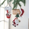 Christmas Tree Hanging Resin Acrylic Santa claus Pendants Christmas Ornaments