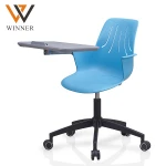 classroom furniture five-star stool training chair high school student chairs with worksurface