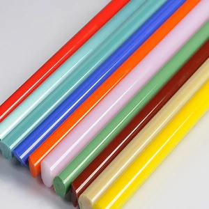Clear fused fiber quartz rod with low price made in China