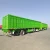 Import Coal Loading 3 Axles Flatbed Semi Trailer Double Link Transport 200 Tons 40ft Containers from China