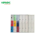 colorful digital lock changing room gym used safe storage plastic locker