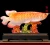Import Colorful Feng shui home decoration  arowana fish statue from China