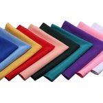 Colorful solid washable polyester dinner table napkins for hotel home party weeding
