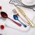 Import colourful flatware set,wedding party cutlery, stainless steel silver cutlery set from China