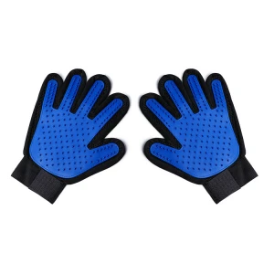 Comb Silicone Fur Gloves Mess-free Grooming Pets Long/short/curly 1 Pair Gentle Remover Mitt Dog Brush Deshedding Glove