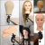 Import Common Size Practice Training Mannequin Head Holder Wig Head Stand Table Clamp Metal And Plastic Material from China