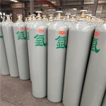 Competitive Price 40L 150Bar Seamless Aluminum Alloy Argon Gas Cylinder Cast Iron Gas Bottle Valve Bottle Cap