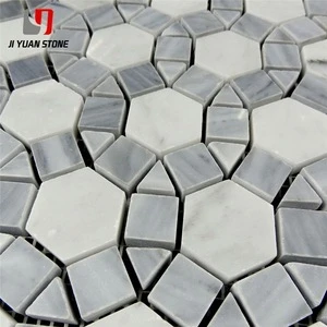 Competitive Price Natural Stone Mosaic For Sale Water Jet Marble