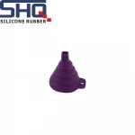 Conical Filler food grade kitchen flexible collapsible portable mini silicone foldable funnel