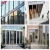Construction real estate double glazing house doors windows low e insulated glass heat proof sound proof curtain wall