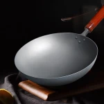 cooking cookware no lid titanium wok