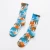 Import Cotton socks tie dye socks men colorful gradient ramp casual couple socks from China