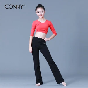 Cotton Spandex Elastic Comfortable Latin Dance Training Pants