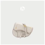 Cowhide Leather Handbag Leather Saddle Bag 2021 Pu Bags Women Handbags Shoulder Lichee Pattern Upper Leather Solid Color Simple