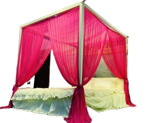 Cozy Four Corners Princess Bed Canopy Luxurious Mosquito net Decoration Accessories