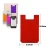 Credit Card Holder Silicone Adhesive Stick-on ID Credit Card Wallet Phone Case Pouch Sleeve Pocket for Phone Back