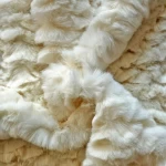 Custom color  embossed microfiber 100% polyester fabric rabbit faux fur fleece fabric for blanket
