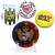 Import Custom Cute Hippo Round Metal Tin Button Badge Police Military Emblem for Promotion from China
