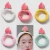 Import Custom Cute wash face peaches headband cheap custom headbands hair accessories custom logo girl headwear headband from China
