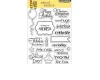 Custom design and themes acrylic penny black 19 sweet wishes clear stamps
