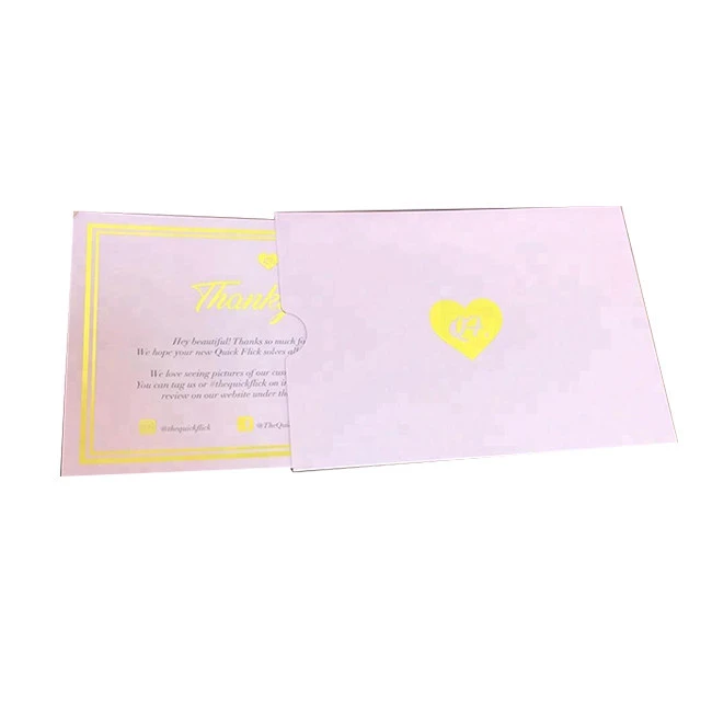 Custom good design luxury handmade decoration colorful greeting card and envelope sets