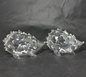 custom hand blown decorative glass salt and pepper shaker