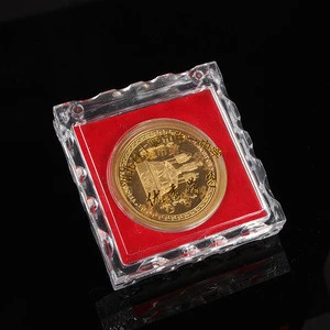 custom hard enamel silver coin pin
