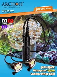 Custom headlamp flashlight rechargeable led searchlight diving light