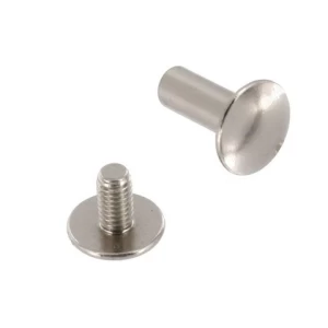 Custom high precision wholesale screw rivet black zinc and brass and stainless steel nickel plated various chicago screw