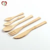 custom kitchen disposable bamboo flatware, wooden cutlery set