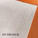 Custom Litchi Grain With Velvet  Backing synthetic leather fabric leather product for sofa The chair Furniture