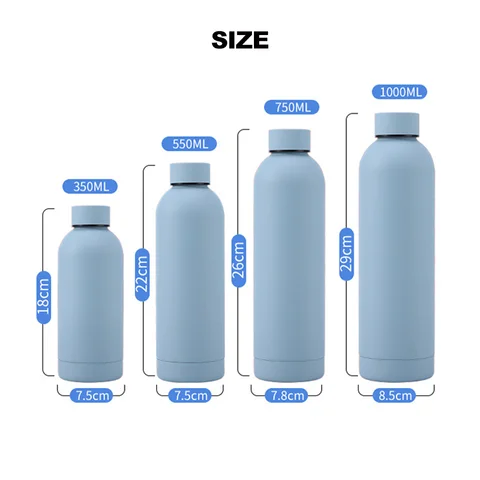 Buy Custom Logo 500ml Drink Bottle Stainless Steel Double Wall Vaccum ...