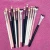 Import Custom Logo Eye Shadow Long Handle Brushes Makeup Eyelashes Shampoo Foam Bath Cleanser Eye Lash Cleanser Brushes from China