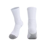 Custom Logo Spring Non Slip Sports Socks MenS Elite Basketball Socks