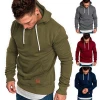 Custom made/polar fleece hoodies for men in slim fit style