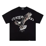 Custom Men T Shirt Graphic Printed Design Mens Oversized T-Shirts Short Sleeve 100% Heavy Cotton  MenS Plain T Shirts