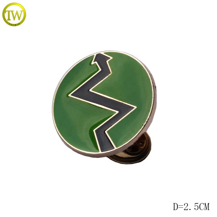 Custom metal enamel logo emblem badge fashion pin badges