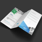 custom paper magazine brochure Accordion fold brochure printing flyer printing