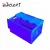 Import Custom plastic containers turnover box plastic folding storage crate with locks handle lids from China