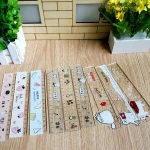 custom printed laser cutting acrylic plastic ruler for promotion and school