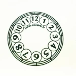 custom printing clear electroforming metal brand logo nickel stickers for watch dials