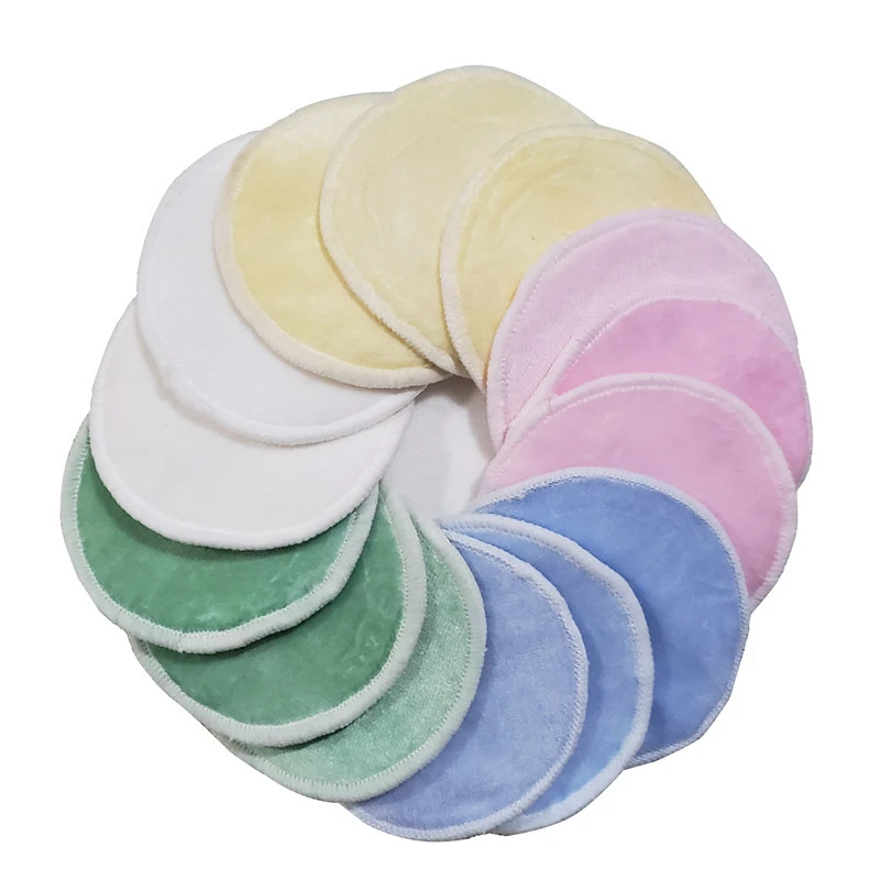 Custom private Logo Wholesale price 2020 Newest Makeup Remover Pads Reusable washable bamboo Cotton Pads