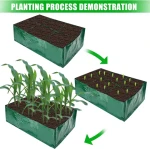 Custom Size Thickness Breathable Hole Seedling Pot Grow Bags Vegetable Fruit Tree Custom Nursery Grow Bags