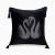 Import Custom Vintage Home Decorative Swan Pattern Velvet Pillow Case Cushion Cover tropical Leaves from China