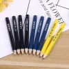 Customized 8.8cm short golf pencils, cheap bulk mini wooden golf pencil