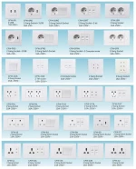 Customized All Countries General Wall Switch and Socket