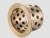 Import Customized CNC Graphite Copper Sleeve Brass Flange Metal Copper Base Drill Bearing from China
