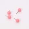 Cute Custom High Quality 100PCS Spherical Push Pins Packed In Aluminum Foil Bag Ball Pins