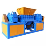 Dale acrylic fabric textile small two single shaft plastic bag lump shredder machine